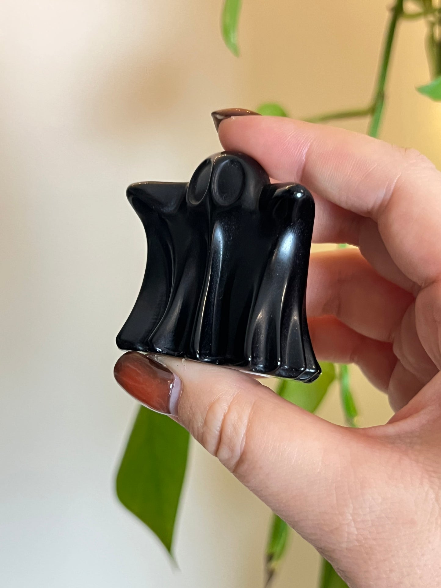 Black Obsidian Large Ghost