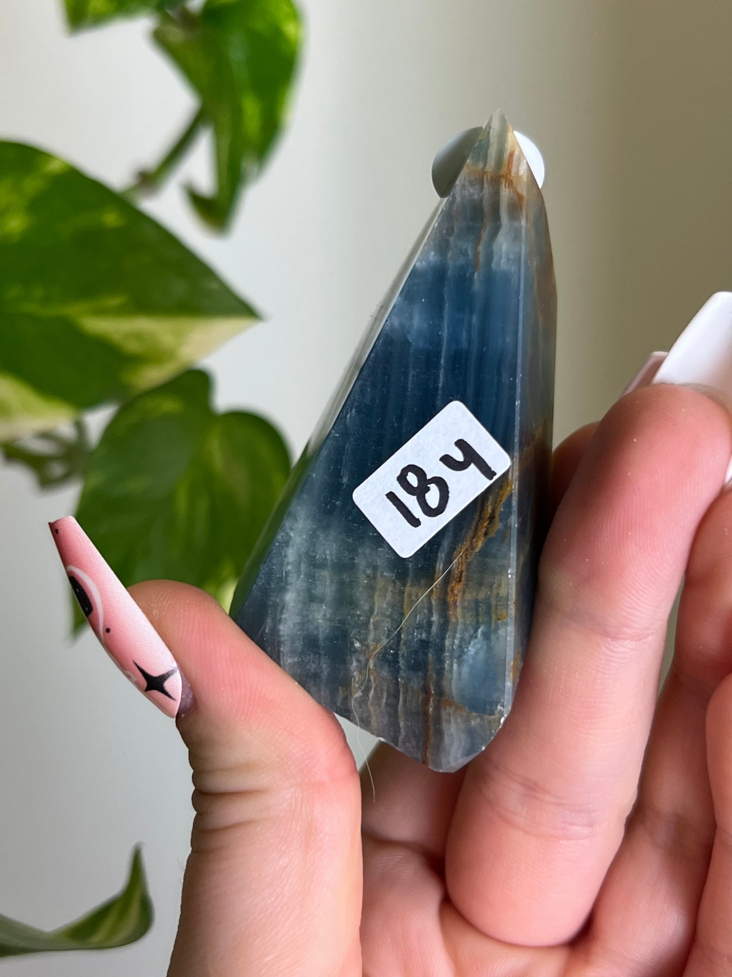Blue Lemurian Aquatine Calcite Gusher - Y 🍬