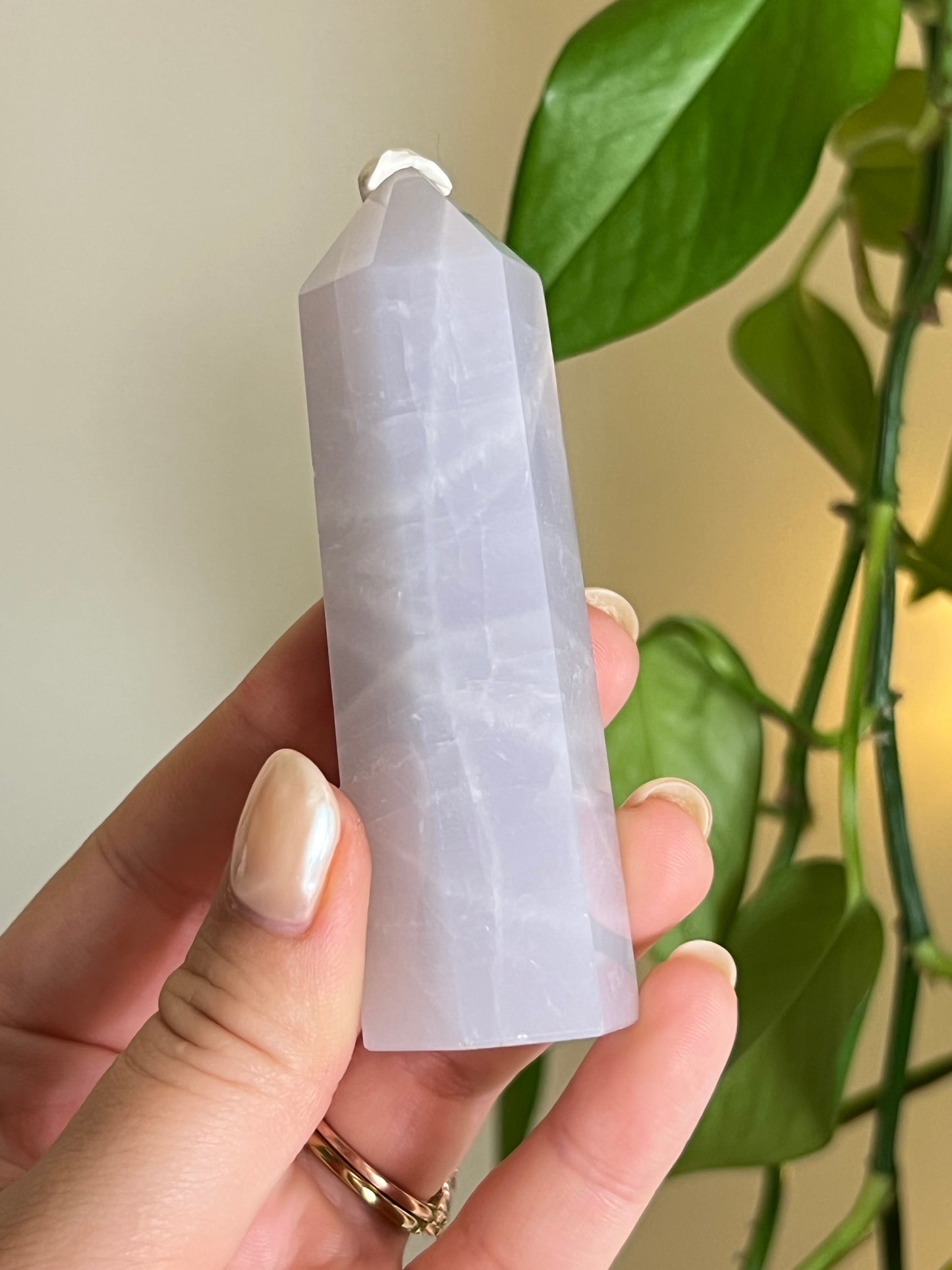 Blue Rose Quartz Tower - 3