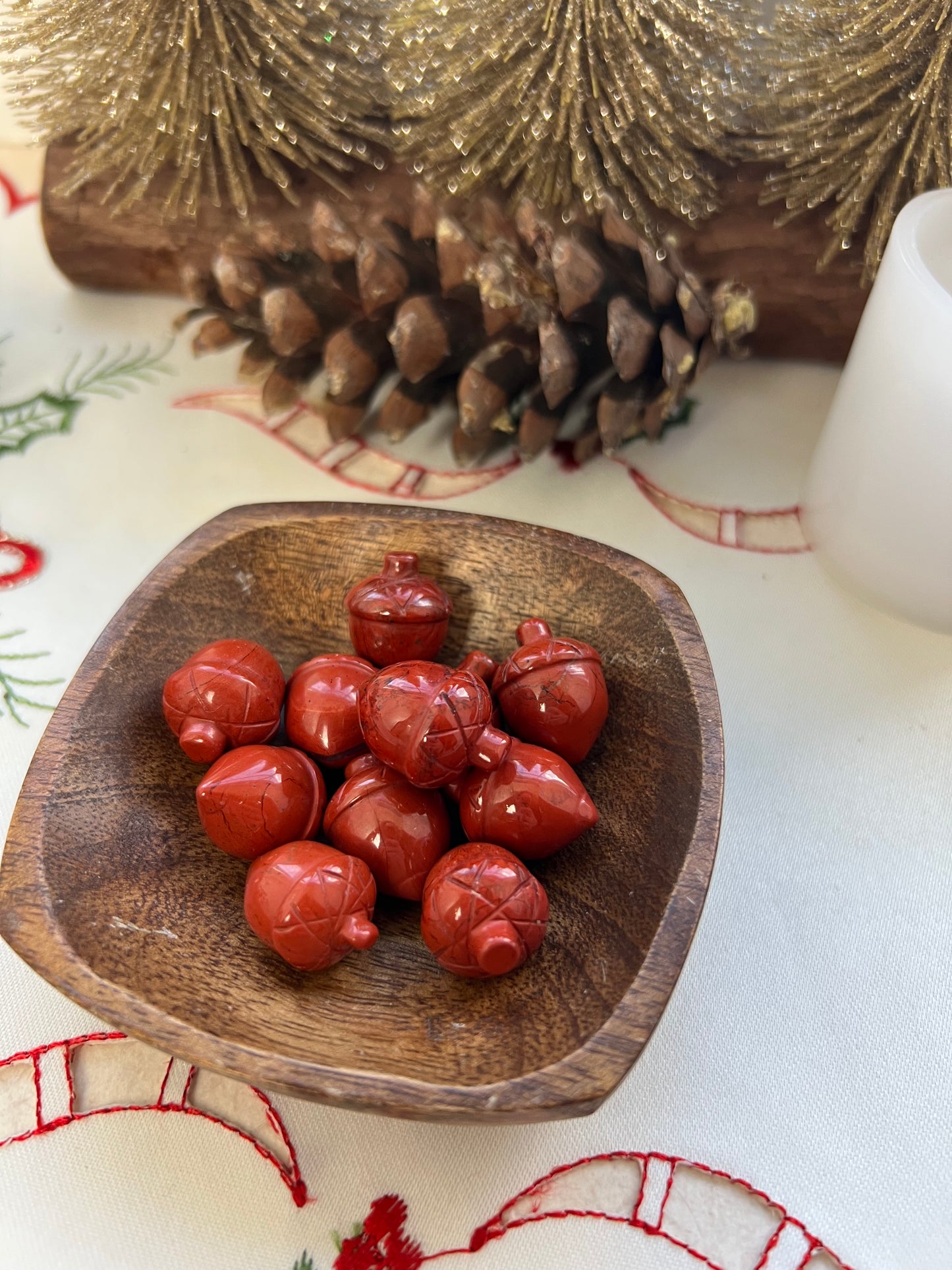 Red Jasper Mini Acorn