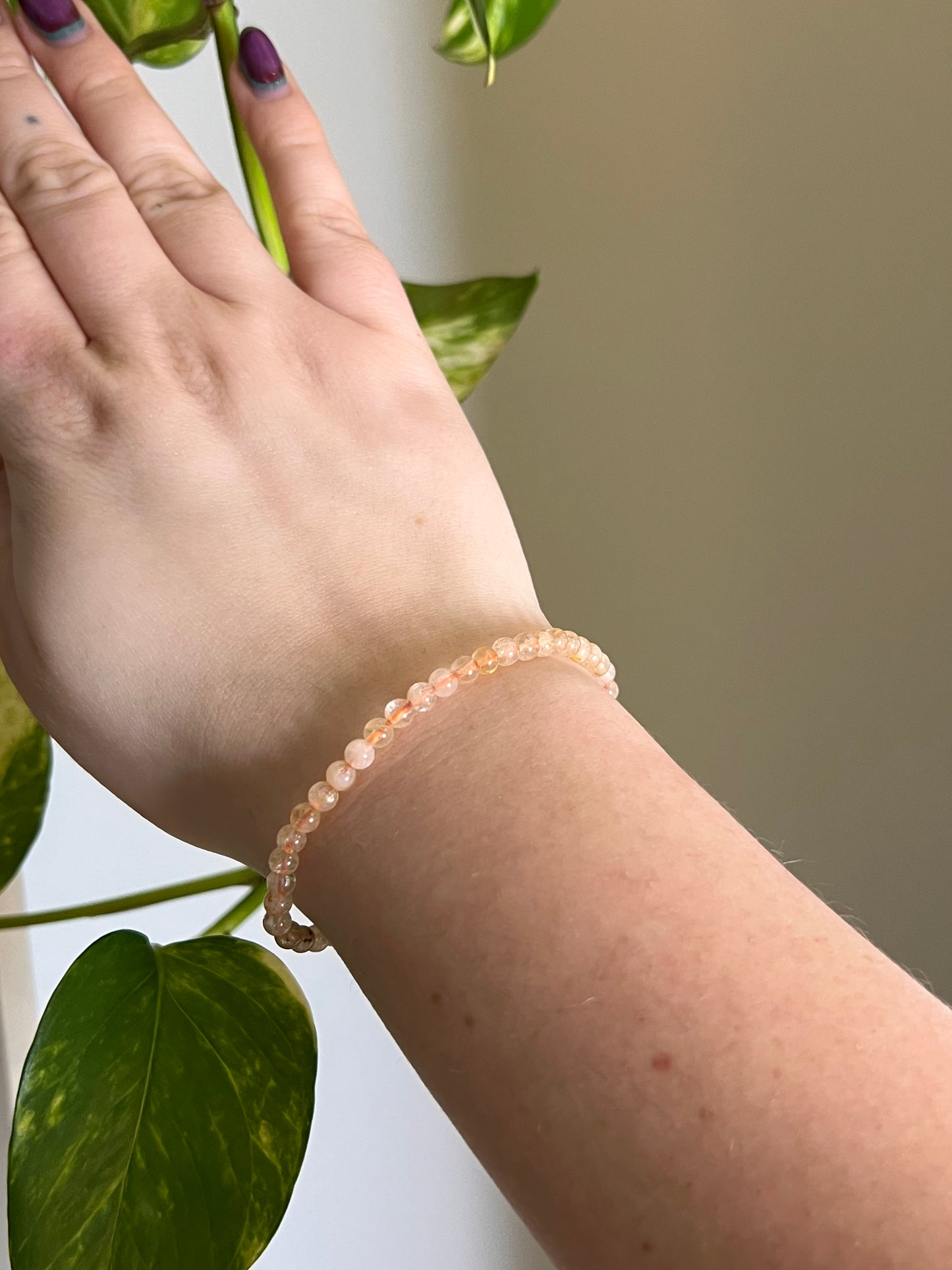 4mm Citrine Bracelet