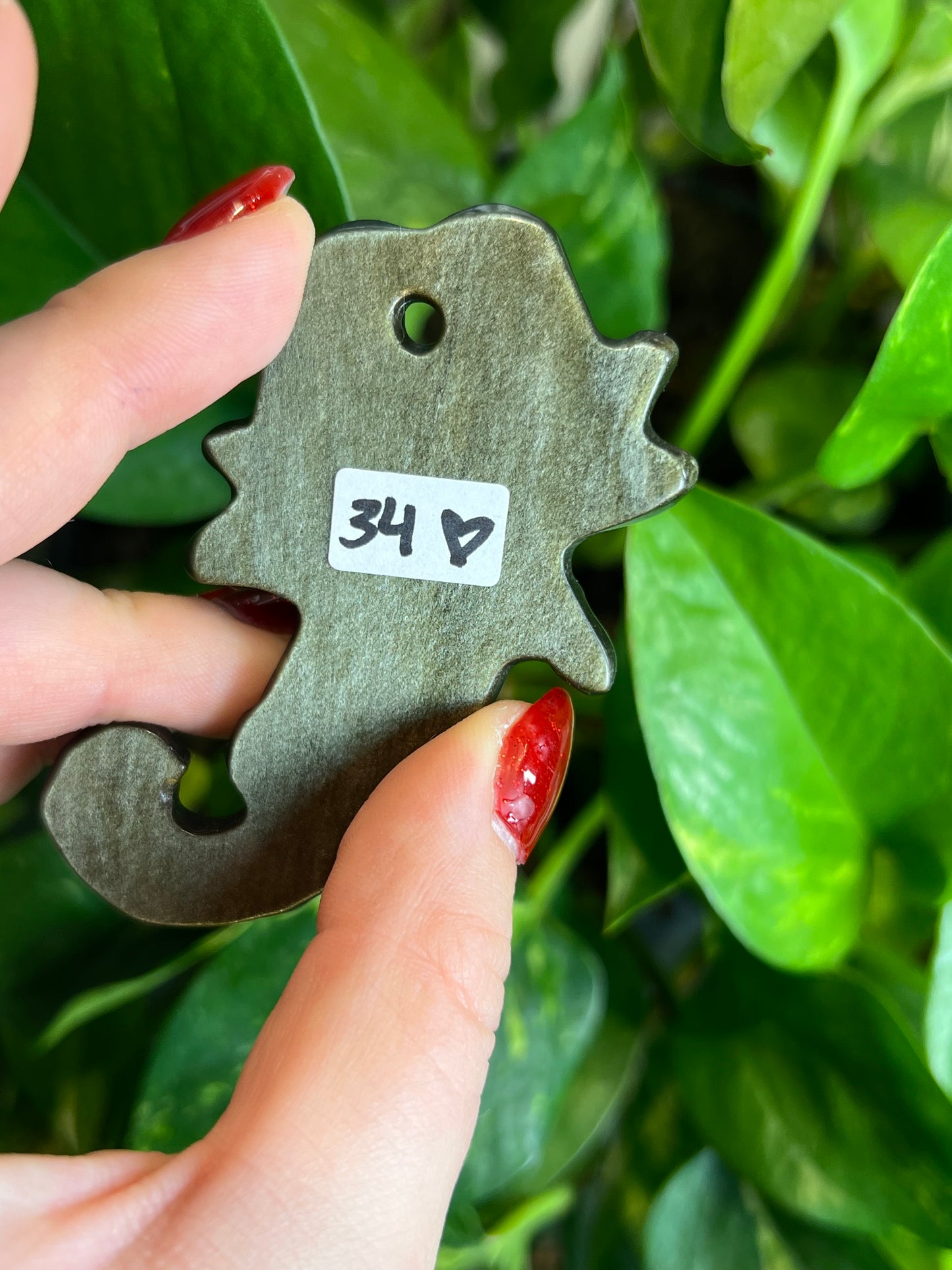 Gold Sheen Obsidian Scorpion