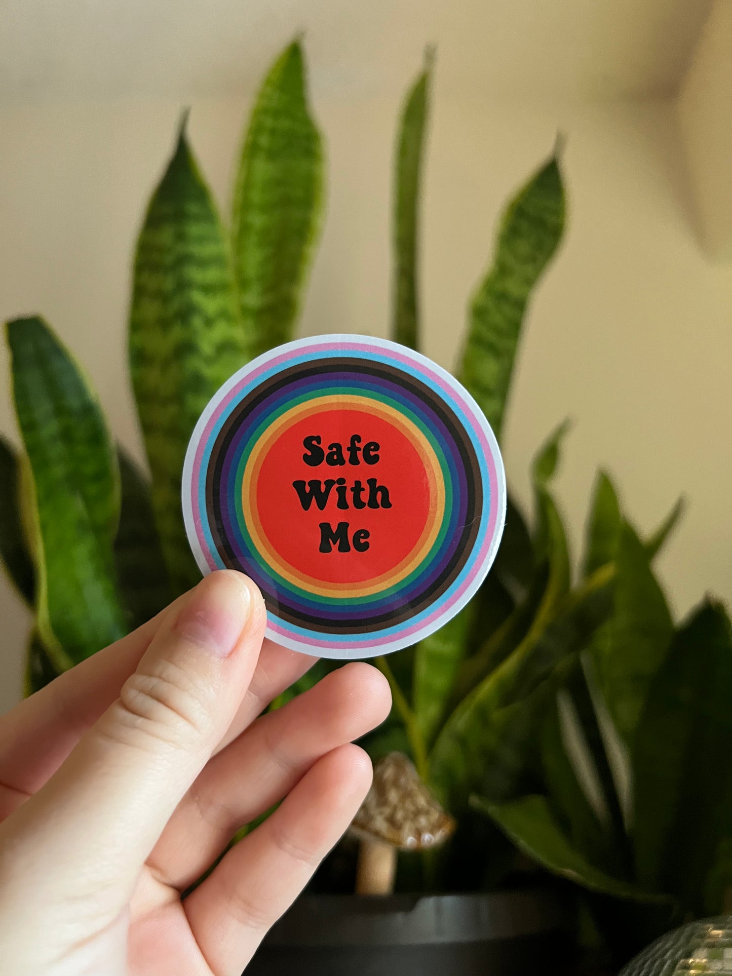 En sécurité avec moi Sticker