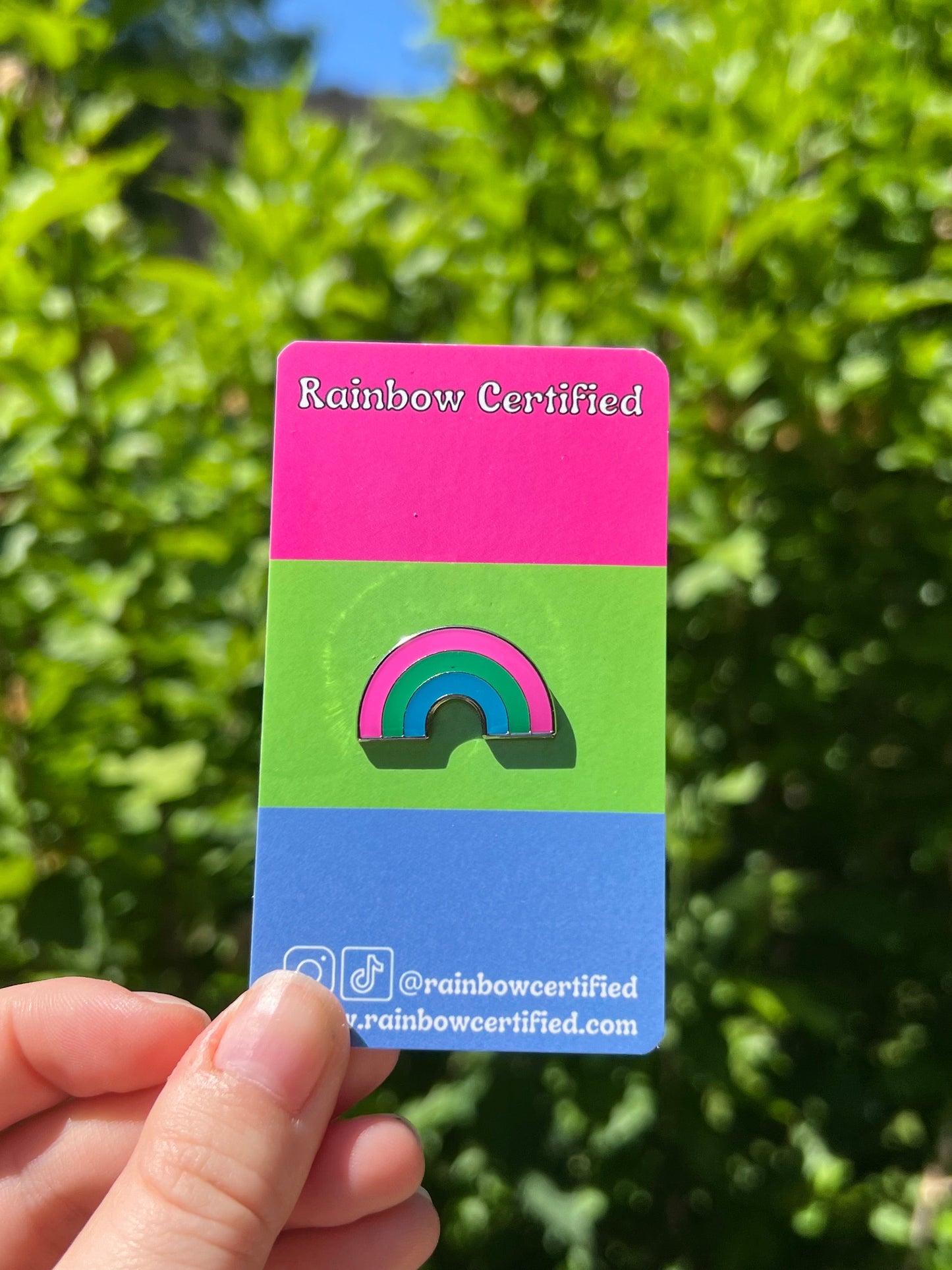 Polysexual Rainbow Pin