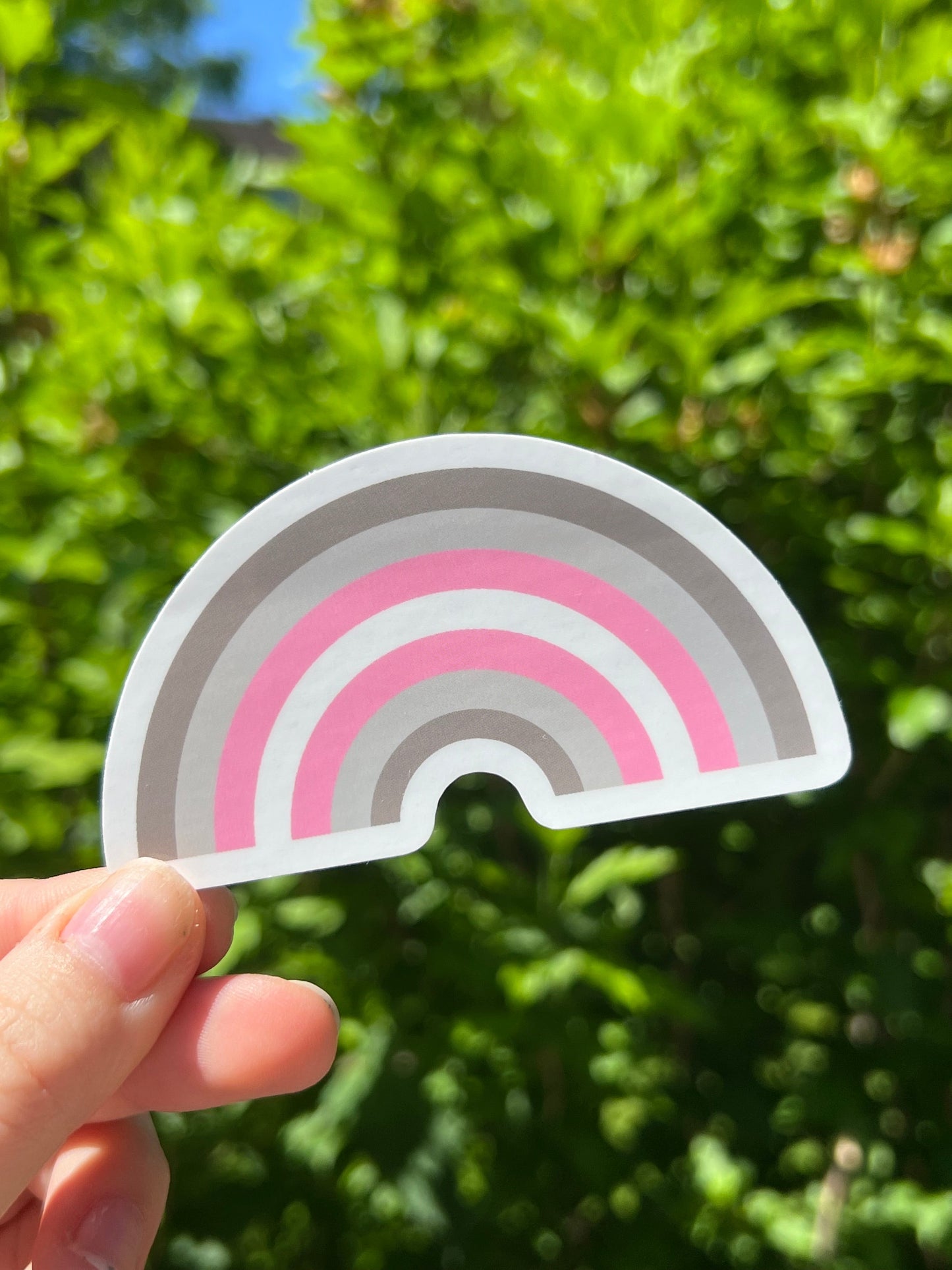 Demigirl Rainbow Sticker