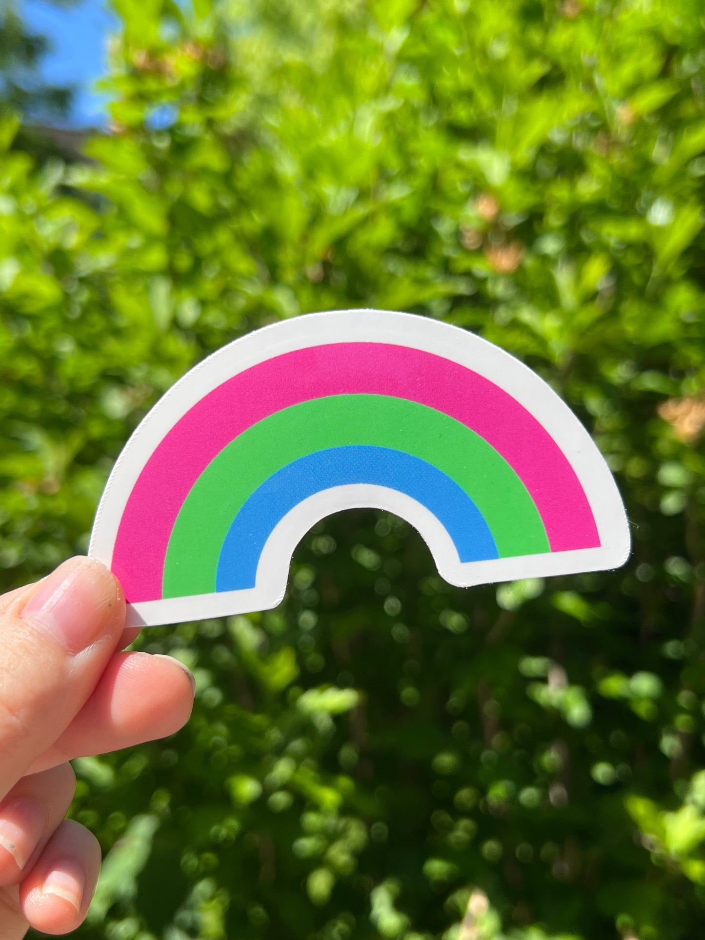 Polysexual Rainbow Sticker