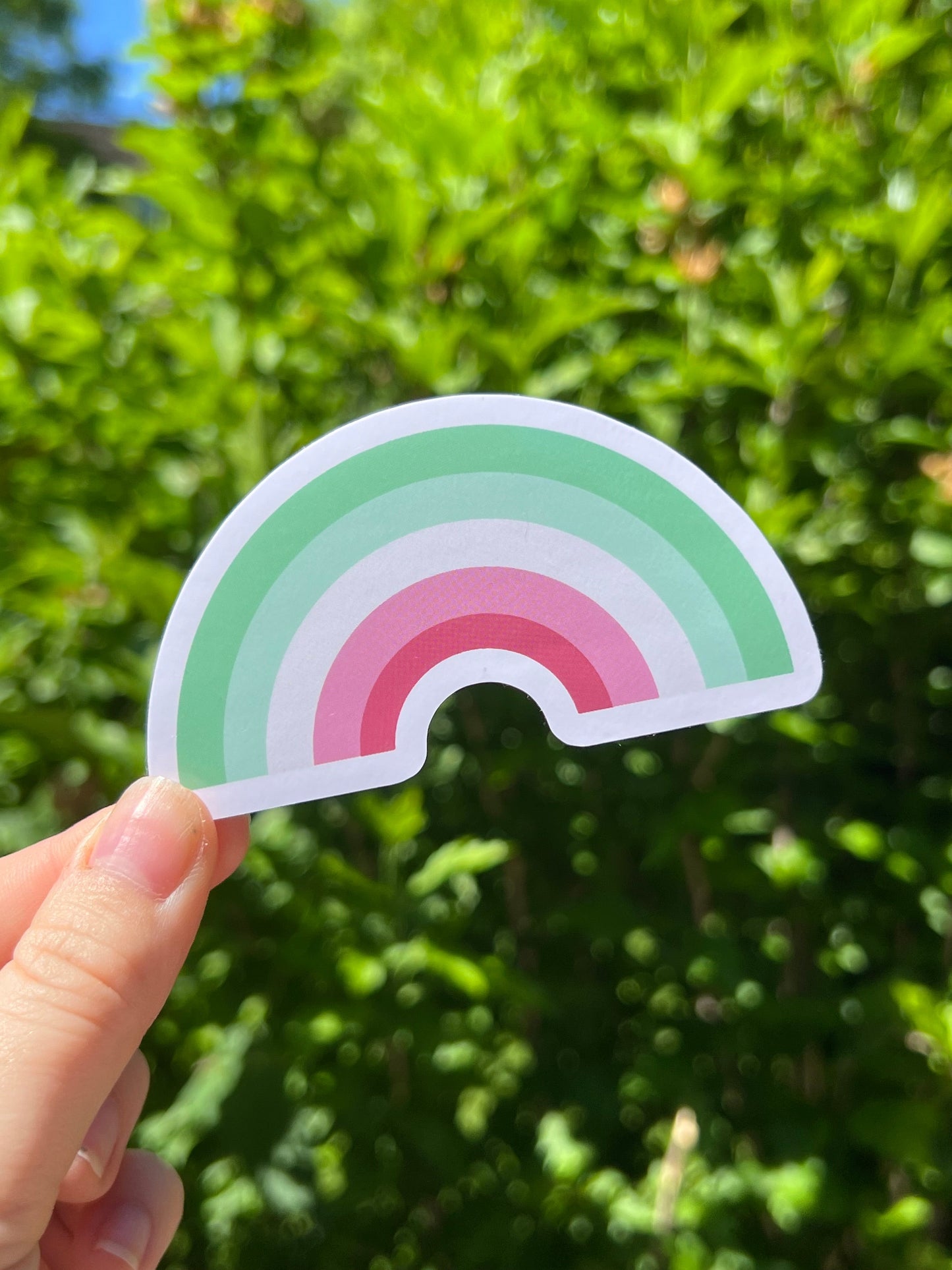 Abrosexual Rainbow Sticker