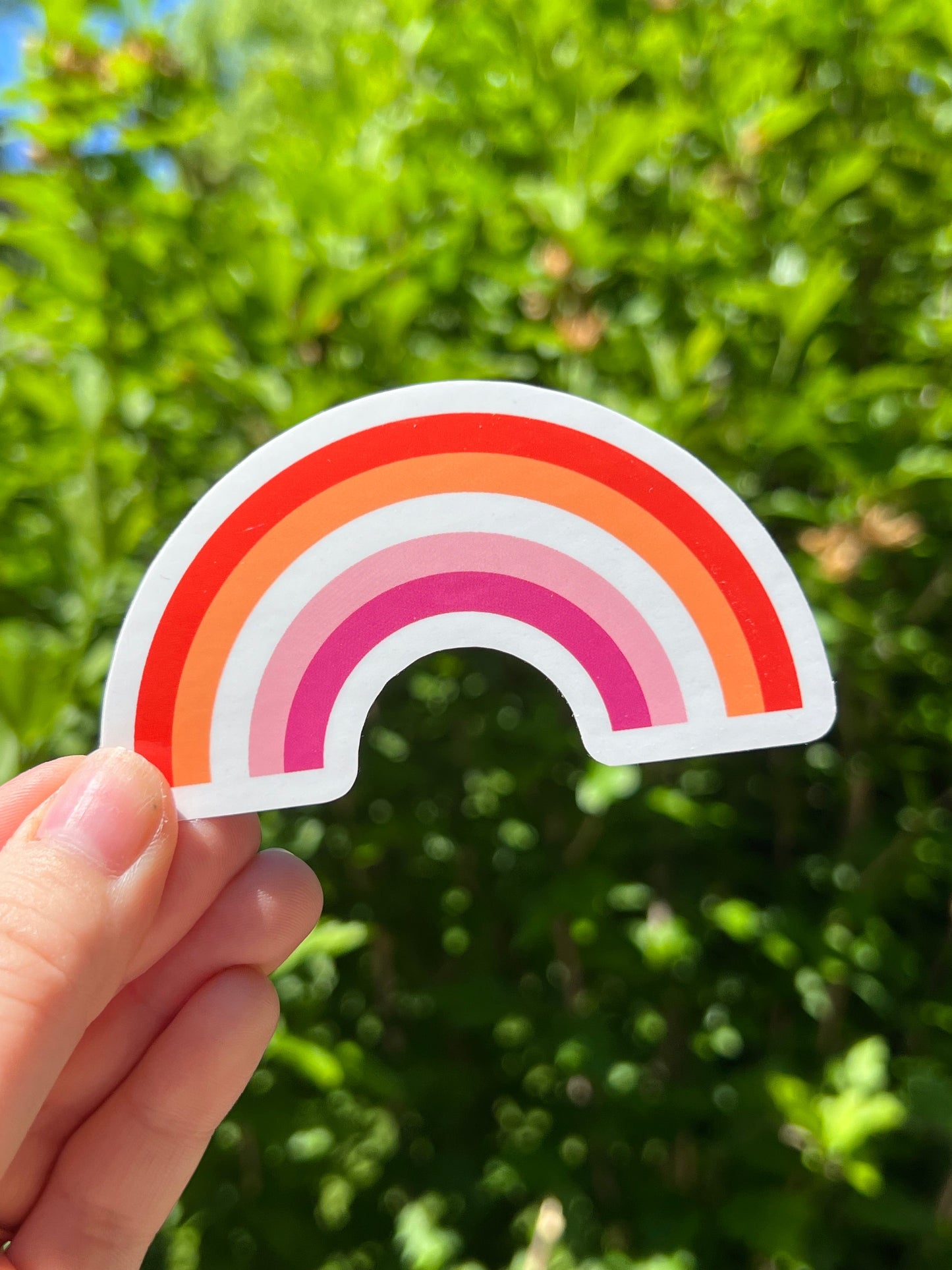 Lesbian Rainbow Sticker