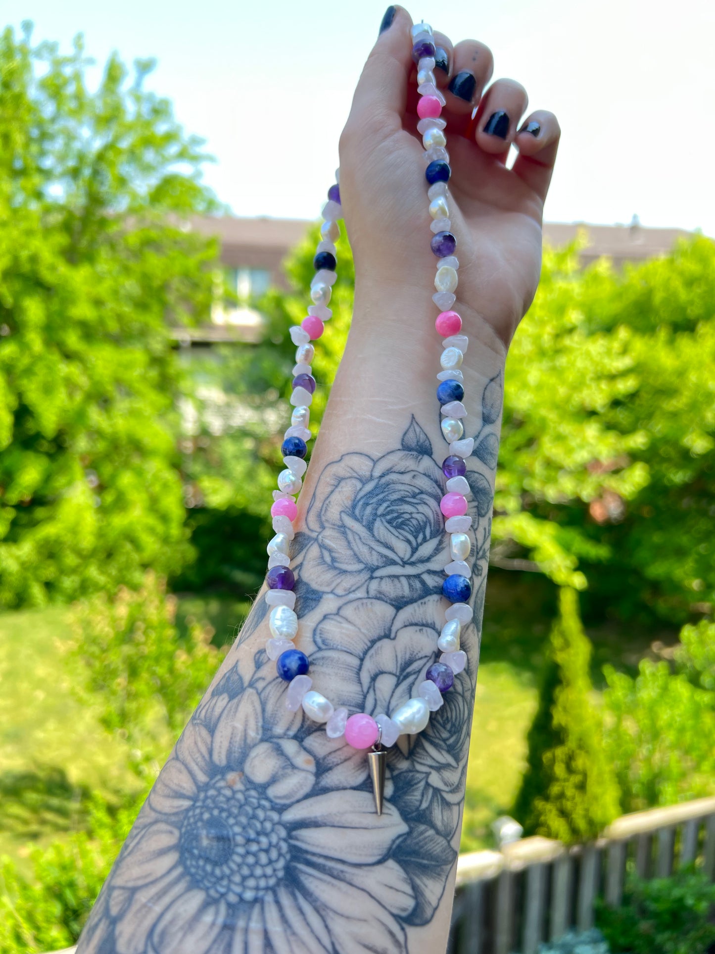OOAK Bi Punk Siren Necklace