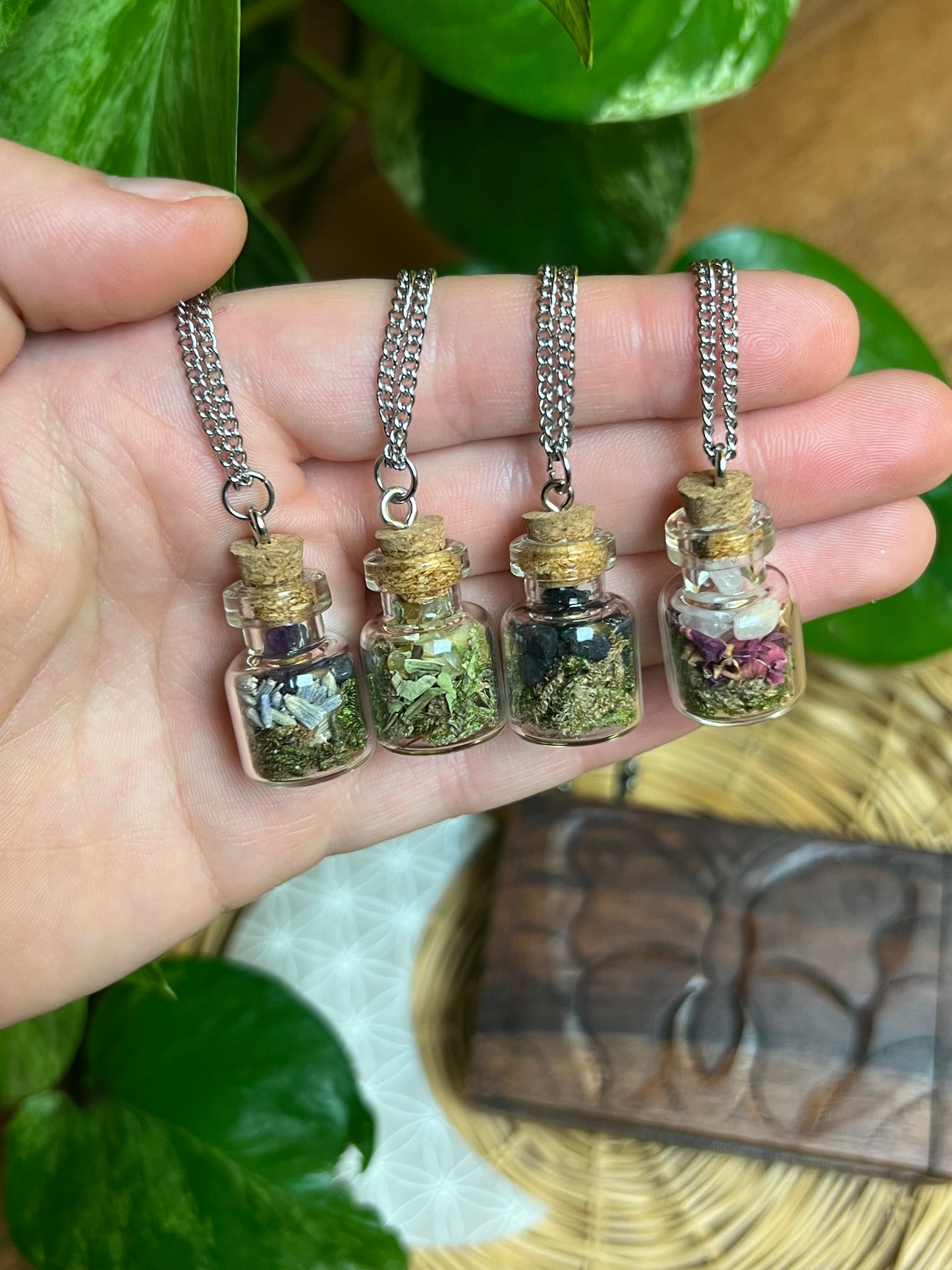Spell Jar Necklaces