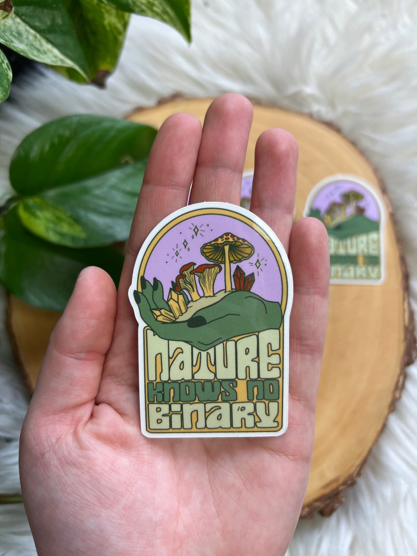 La nature ne connaît pas d’autocollant binaire