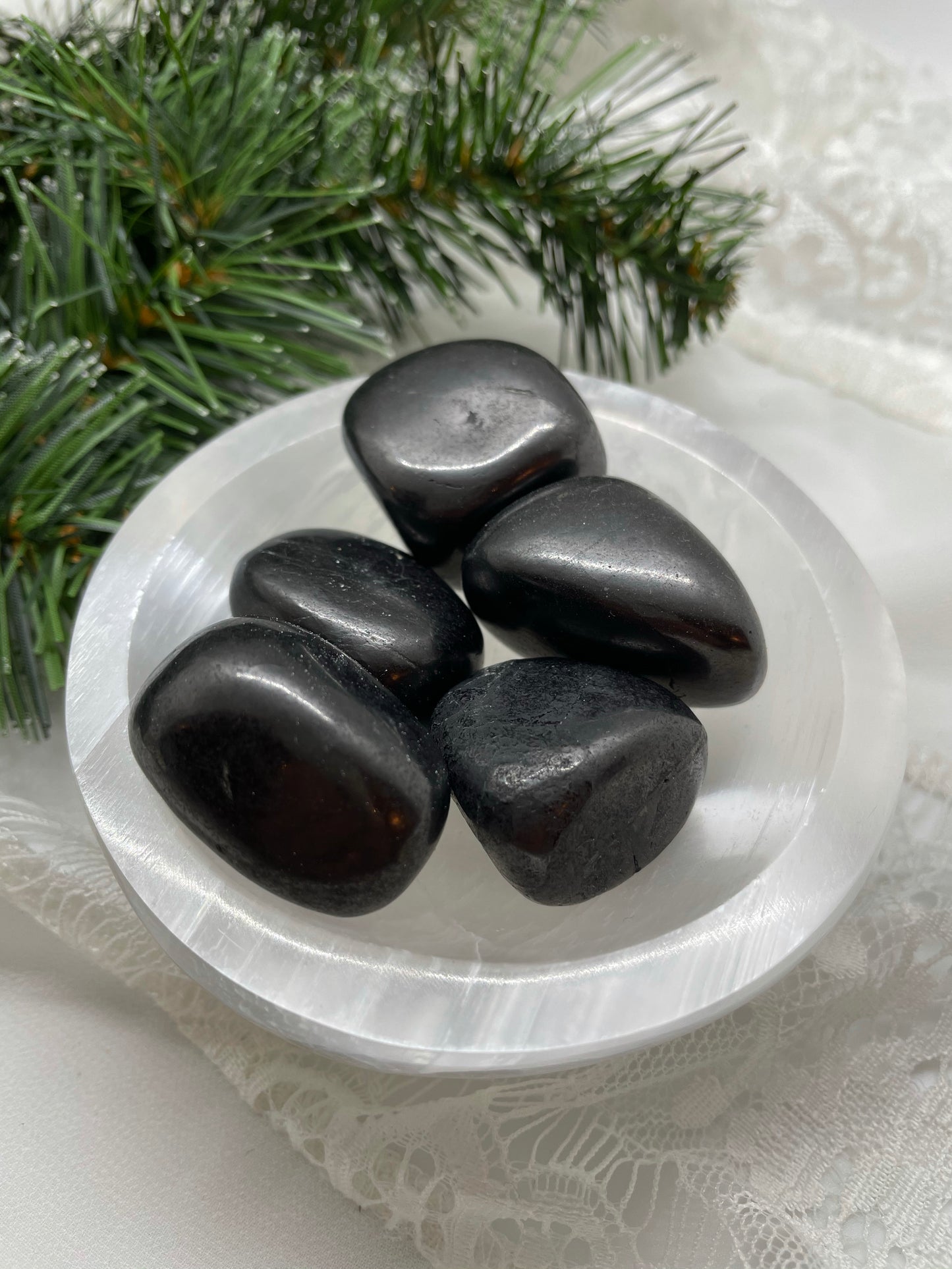Shungite Tumble (taille moyenne)