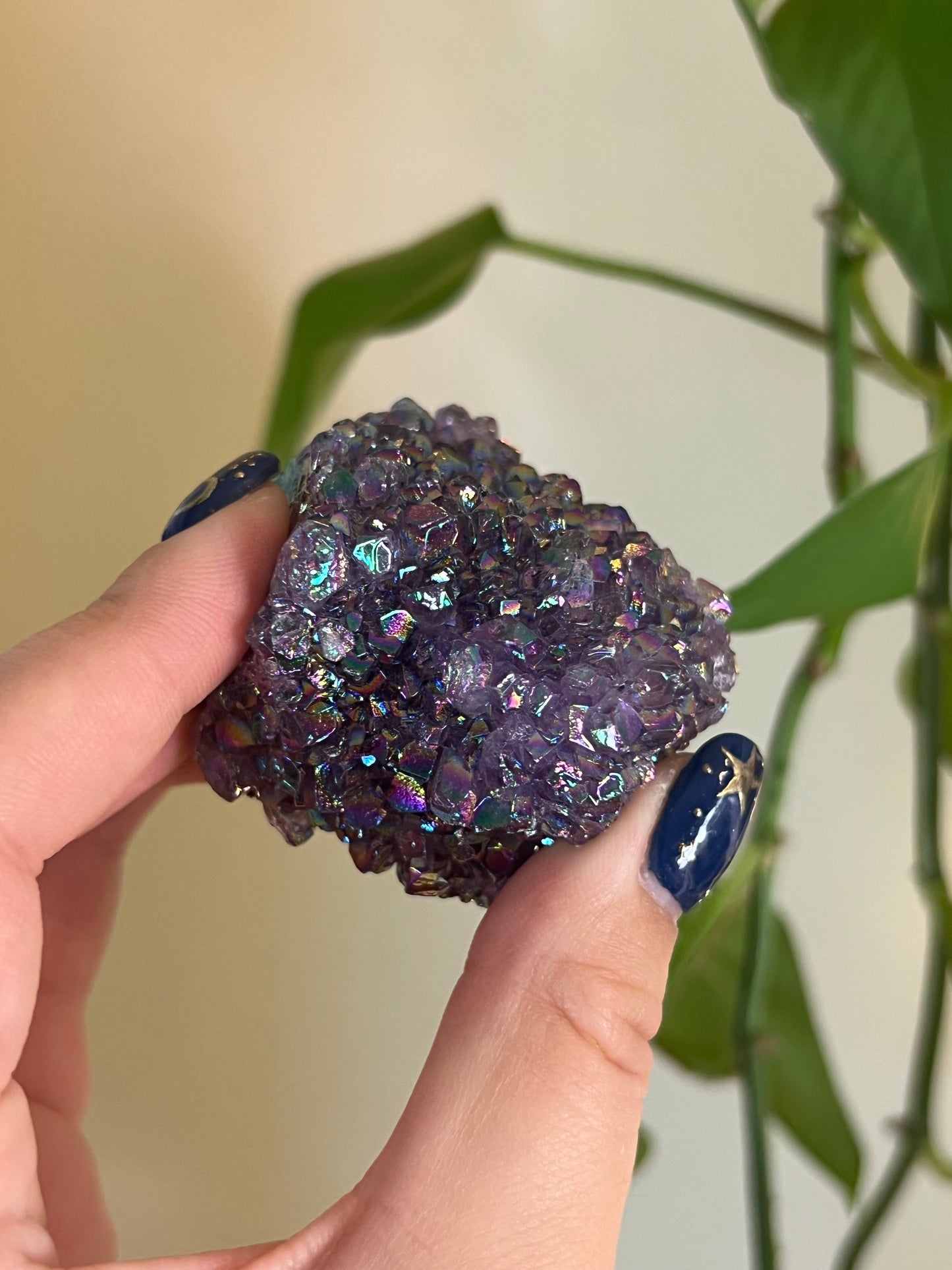 Aura Amethyst Cluster - intuitively chosen