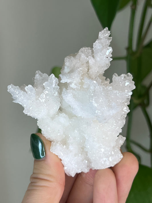 White Aragonite Cluster