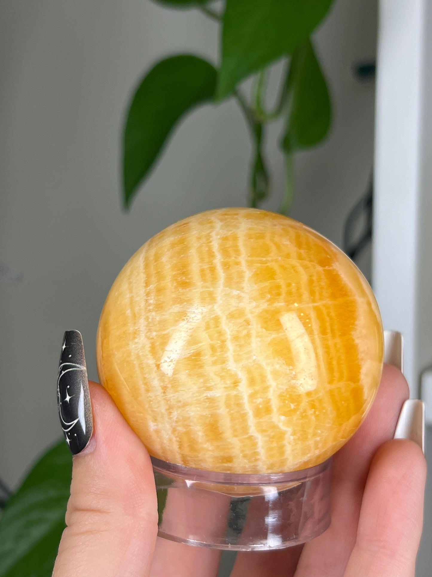 Orange Calcite Sphere