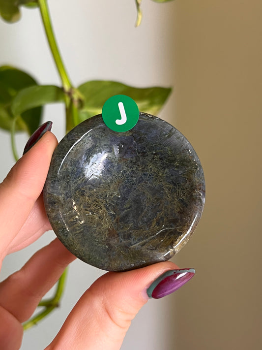 Moss Agate Dish - J