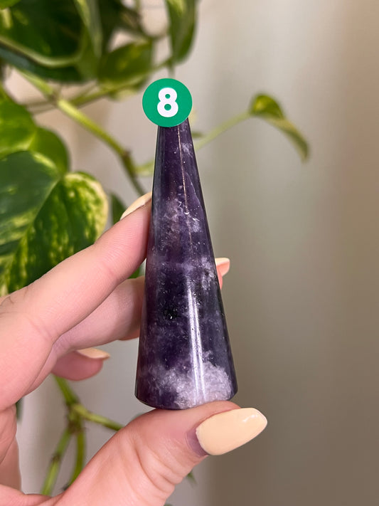 Lepidolite Ring Holder - 8