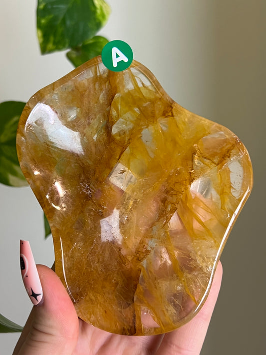 Golden Healer Quartz Bowl - A