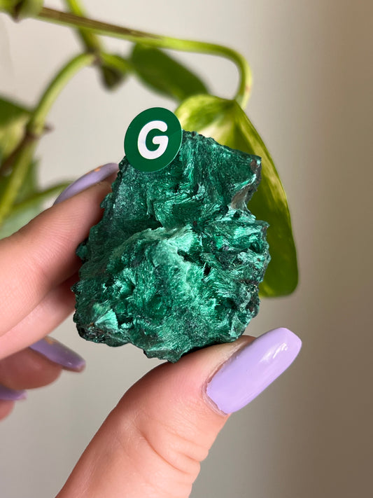 Fibrous Malachite - G