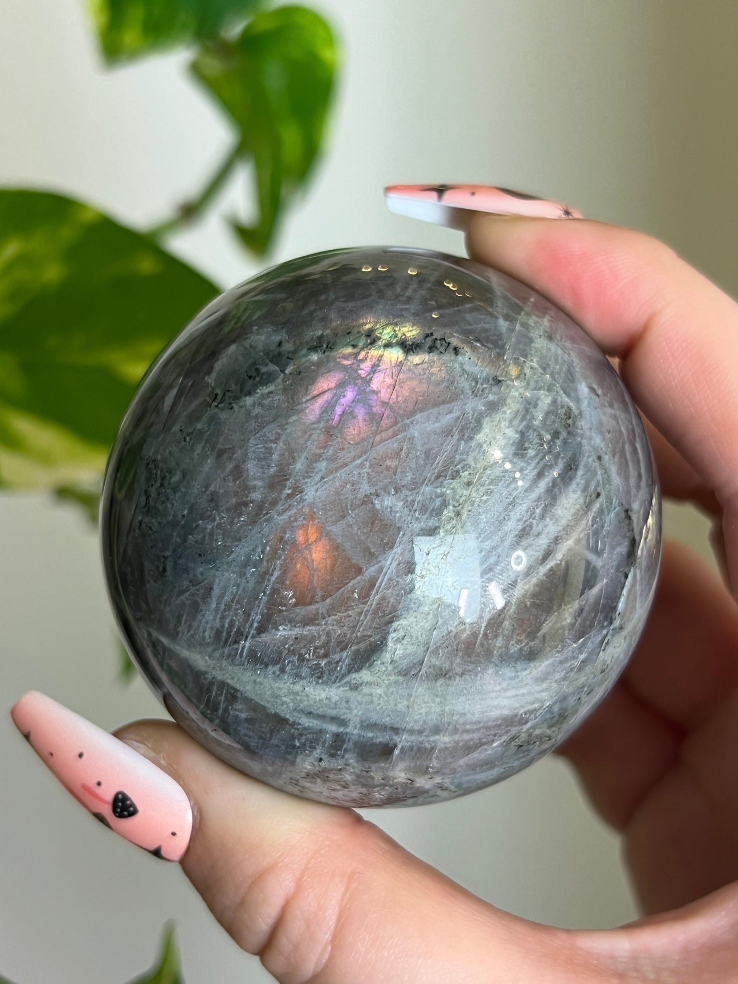 Sunset Labradorite Sphere