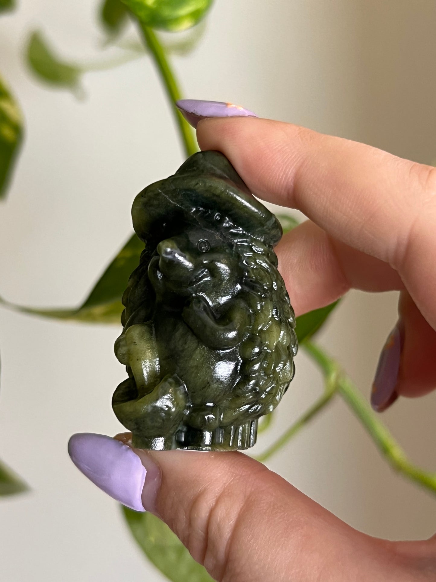 Jade Whimsical Hedgehog - Intuitively Chosen
