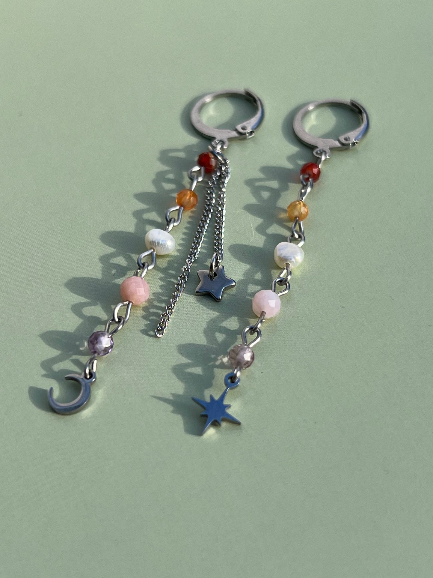 Lesbian Celestial Starburst Earrings