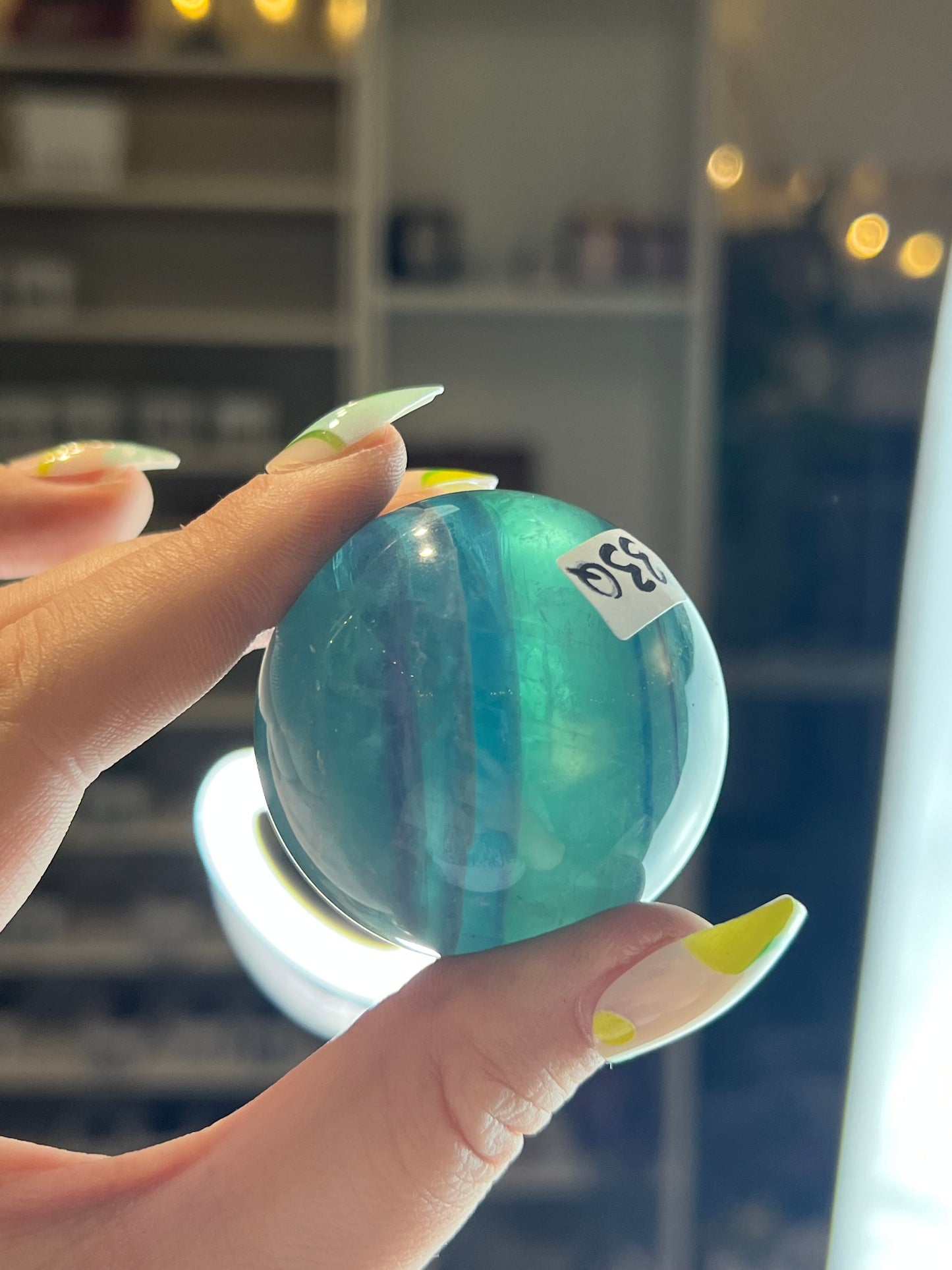 High Quality Fluorite Sphere - Q