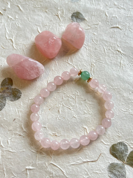 Rose Quartz Couples Bracelet 💕