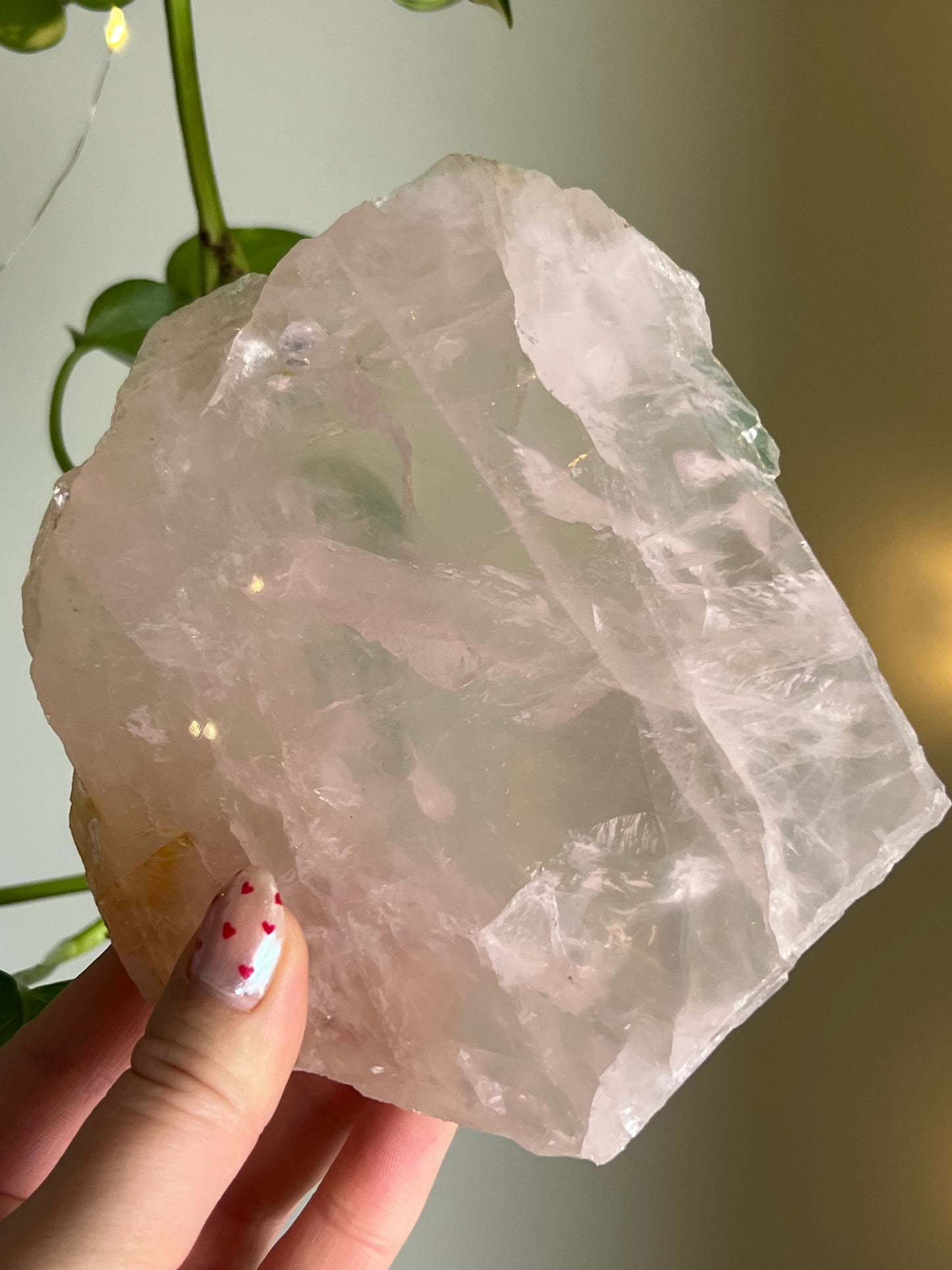 Gemmy Rose Quartz Slab