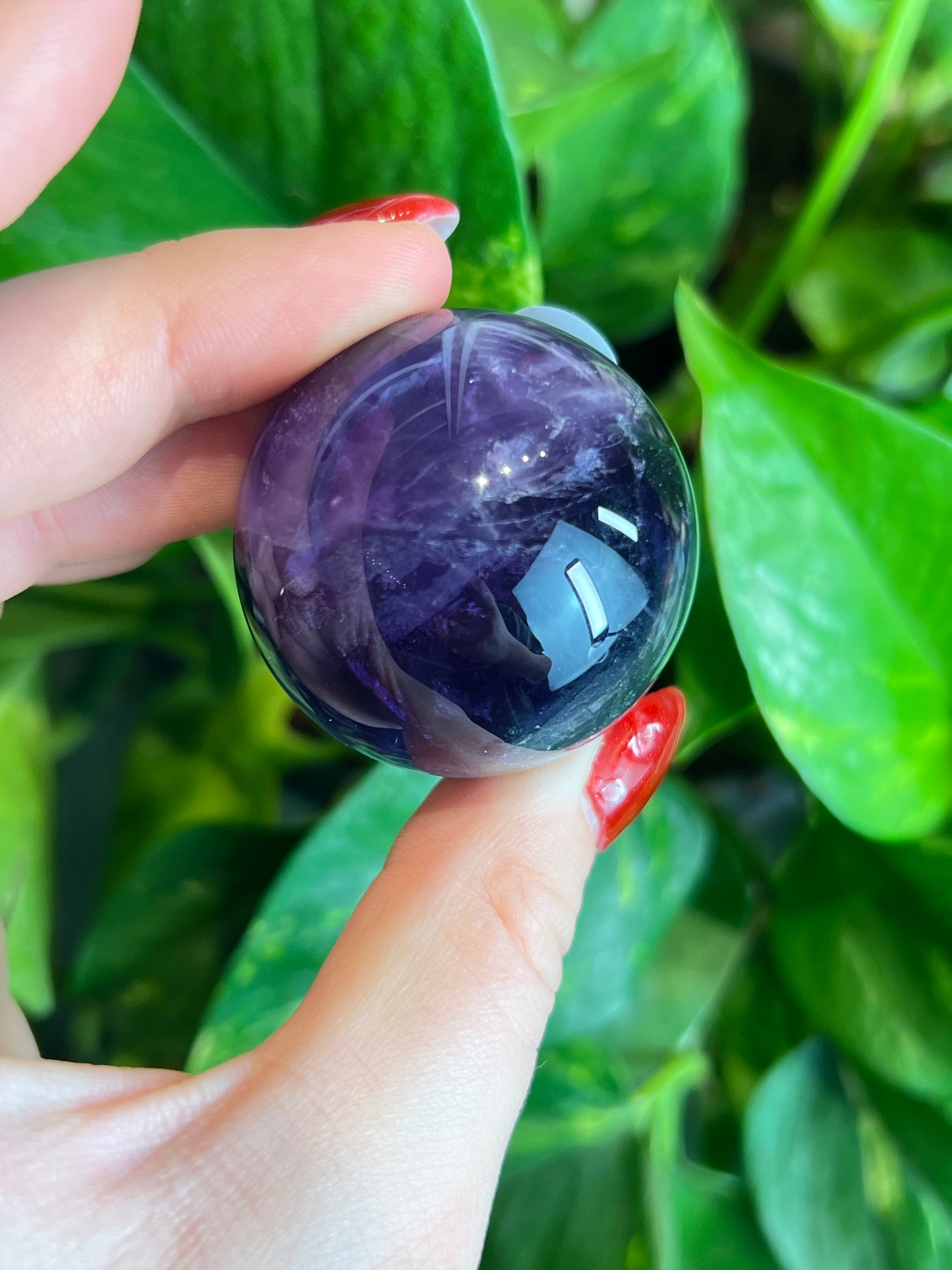 Rainbow Fluorite High Quality Sphere - V