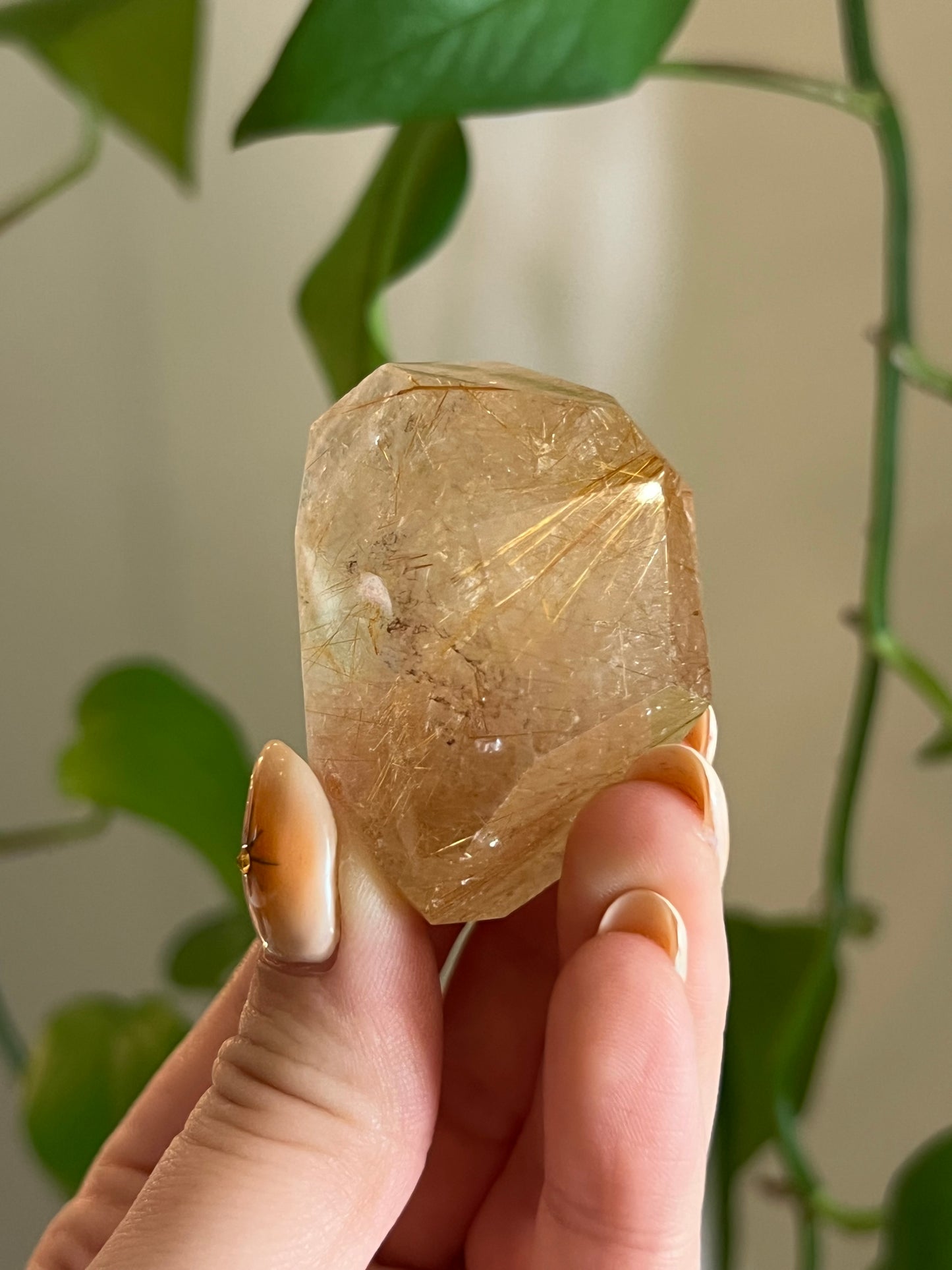 Golden Rutile Quartz Gusher - TT