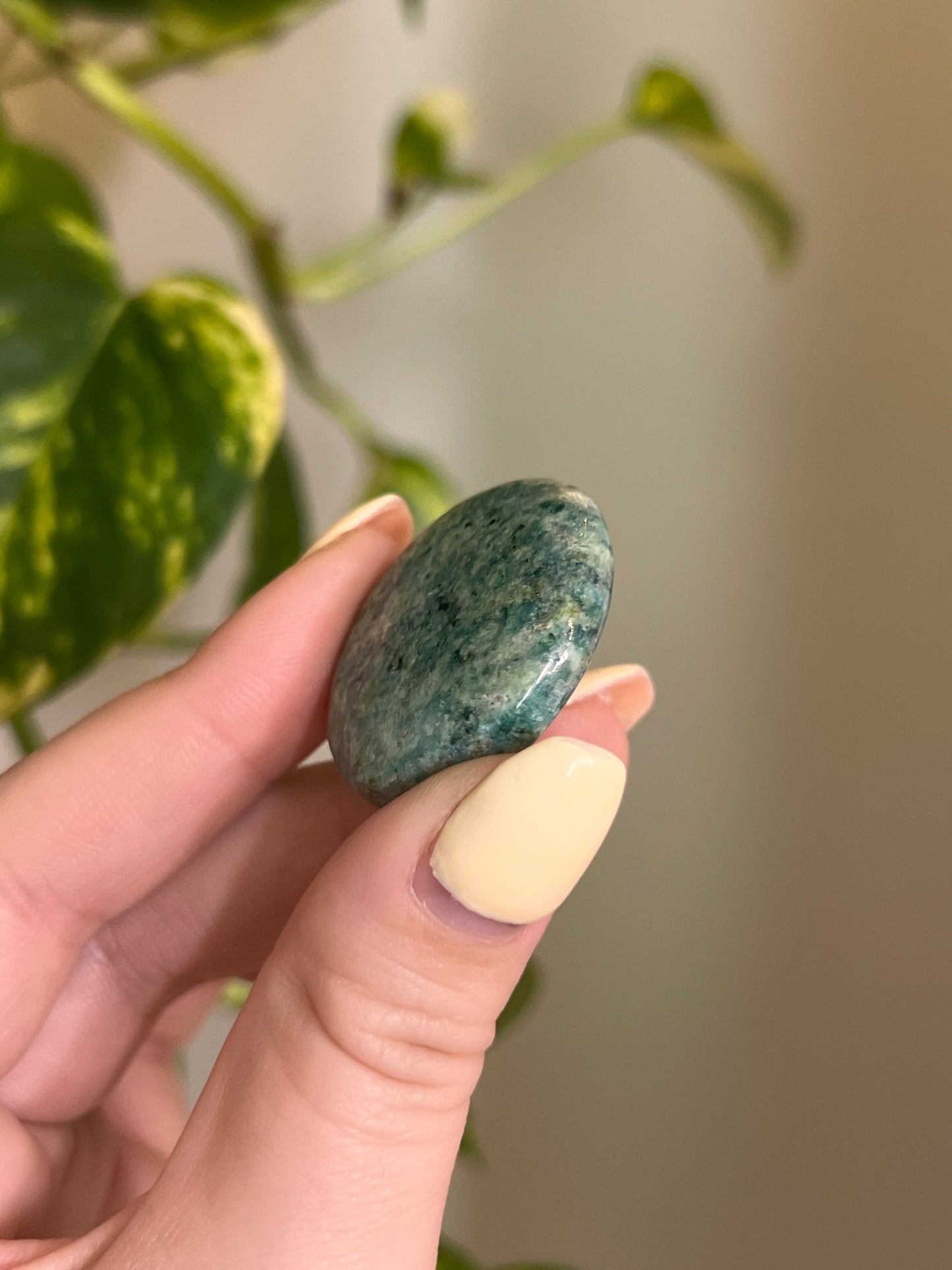 Green Aventurine Button