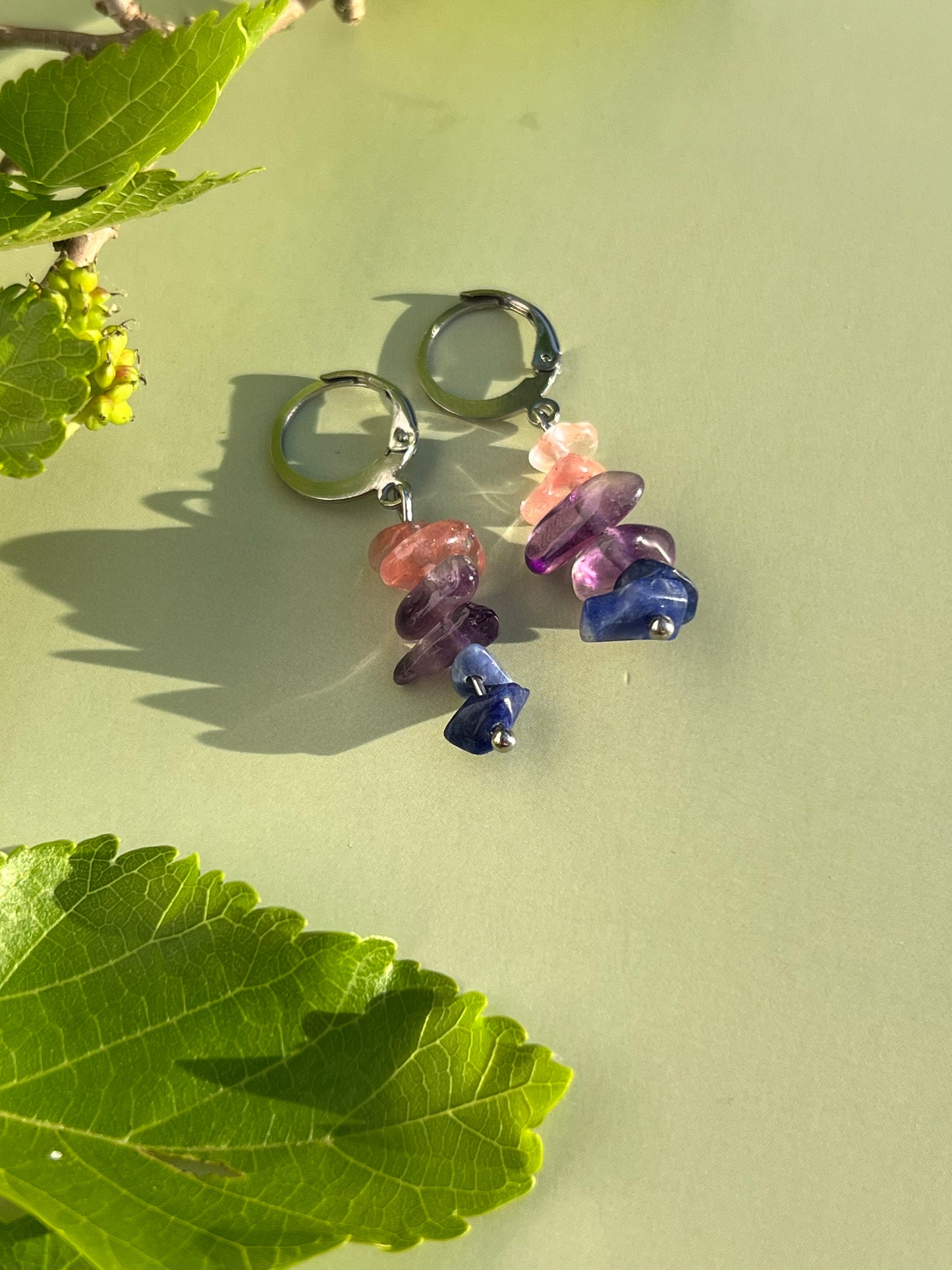 Bisexual Pride Flag Huggie Earrings