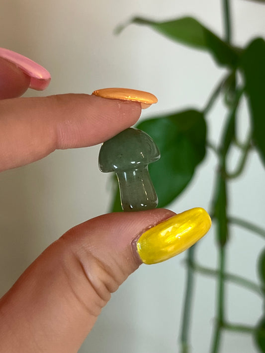 Green Aventurine Mini Mushroom