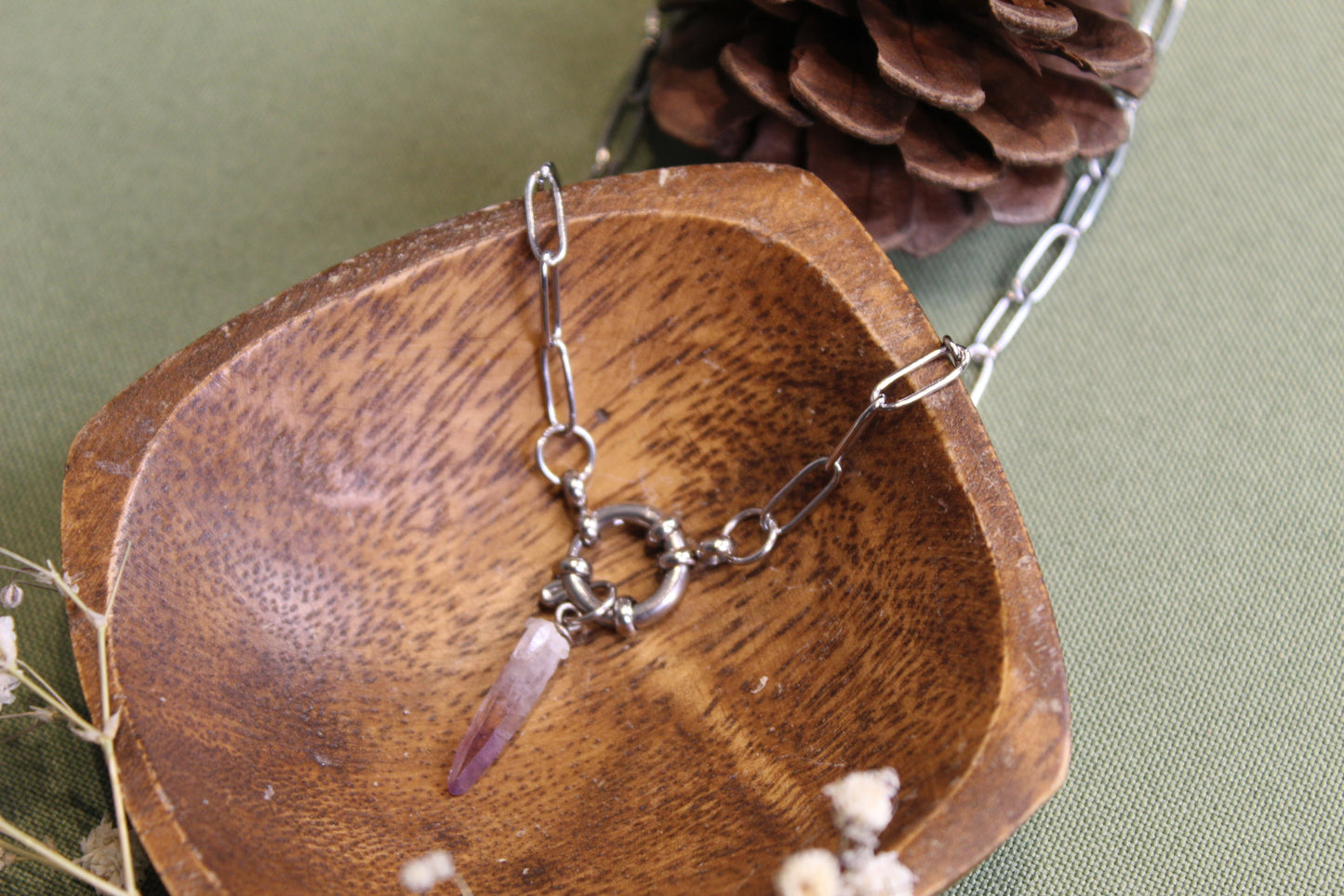 Vera Cruz Amethyst Dainty Necklace