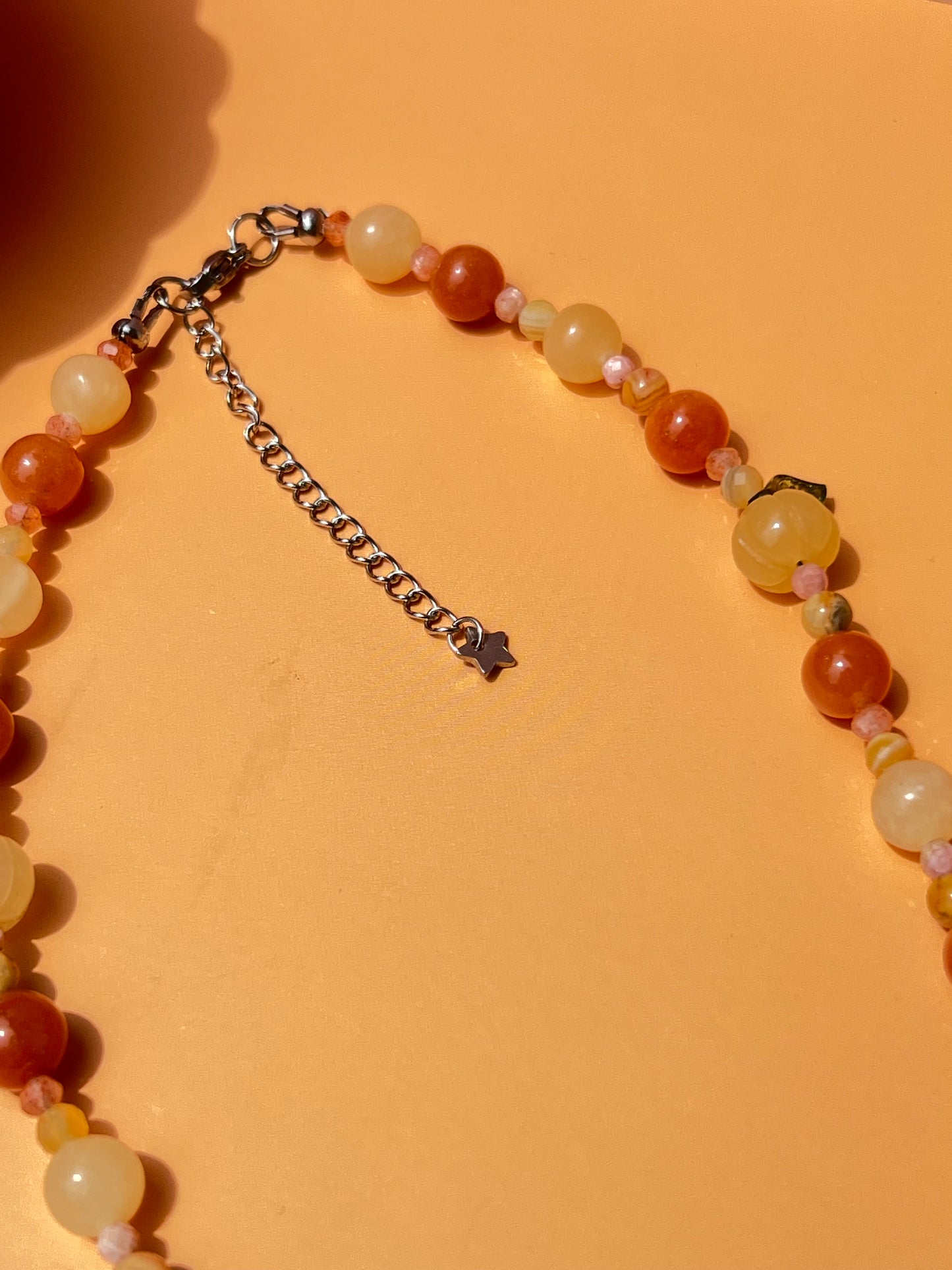 Summerween Pumpkin Princess Star Necklace 🎃