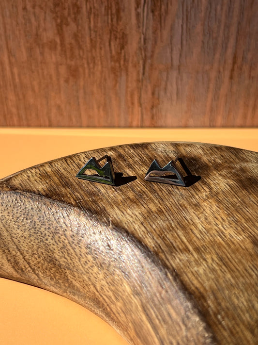Mountain Silver Stainless Studs ⛰️