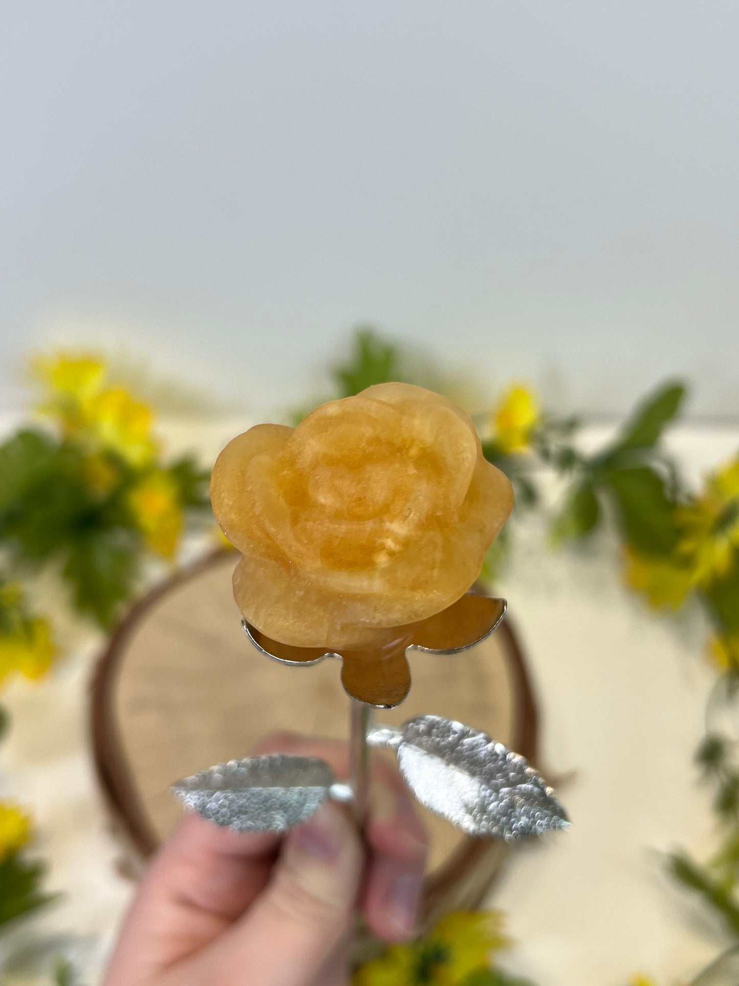 Orange Calcite Rose