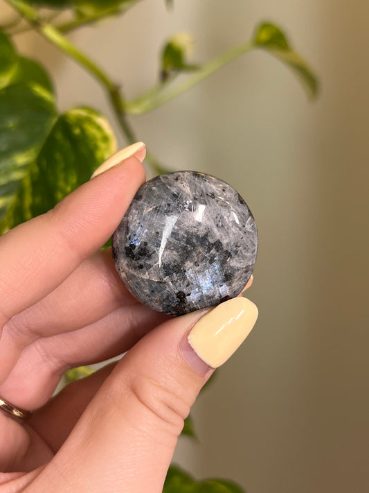 Larvikite Button