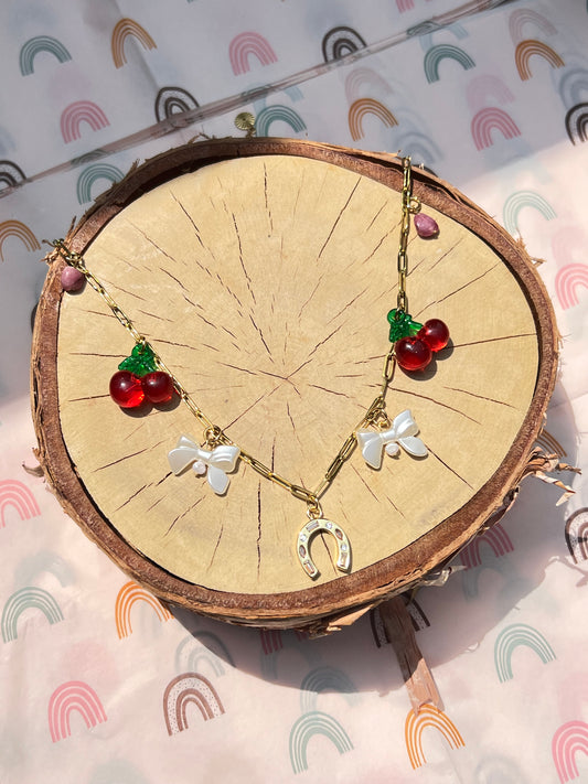 Good Luck Babe Charm Necklace