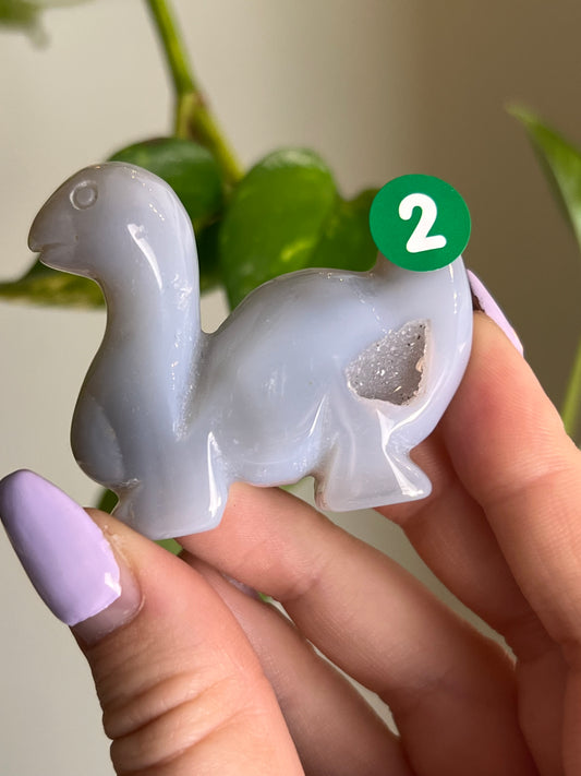 Druzy Agate Dinosaur - 2