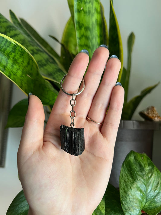 Black Tourmaline Keychain