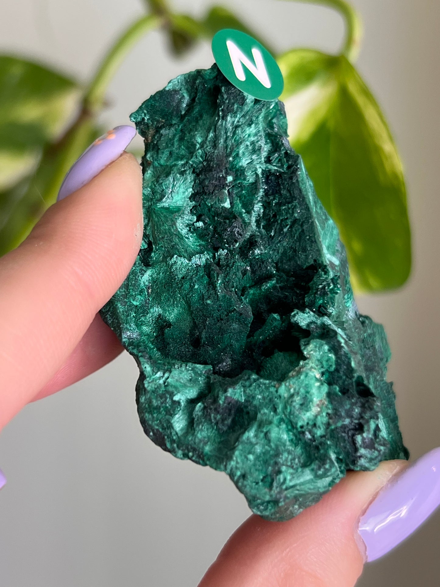 Fibrous Malachite - N