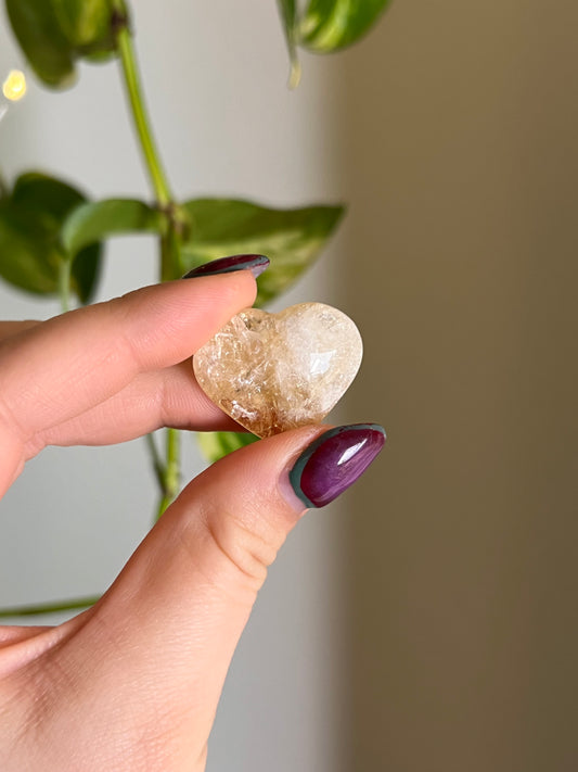 Citrine Small Heart