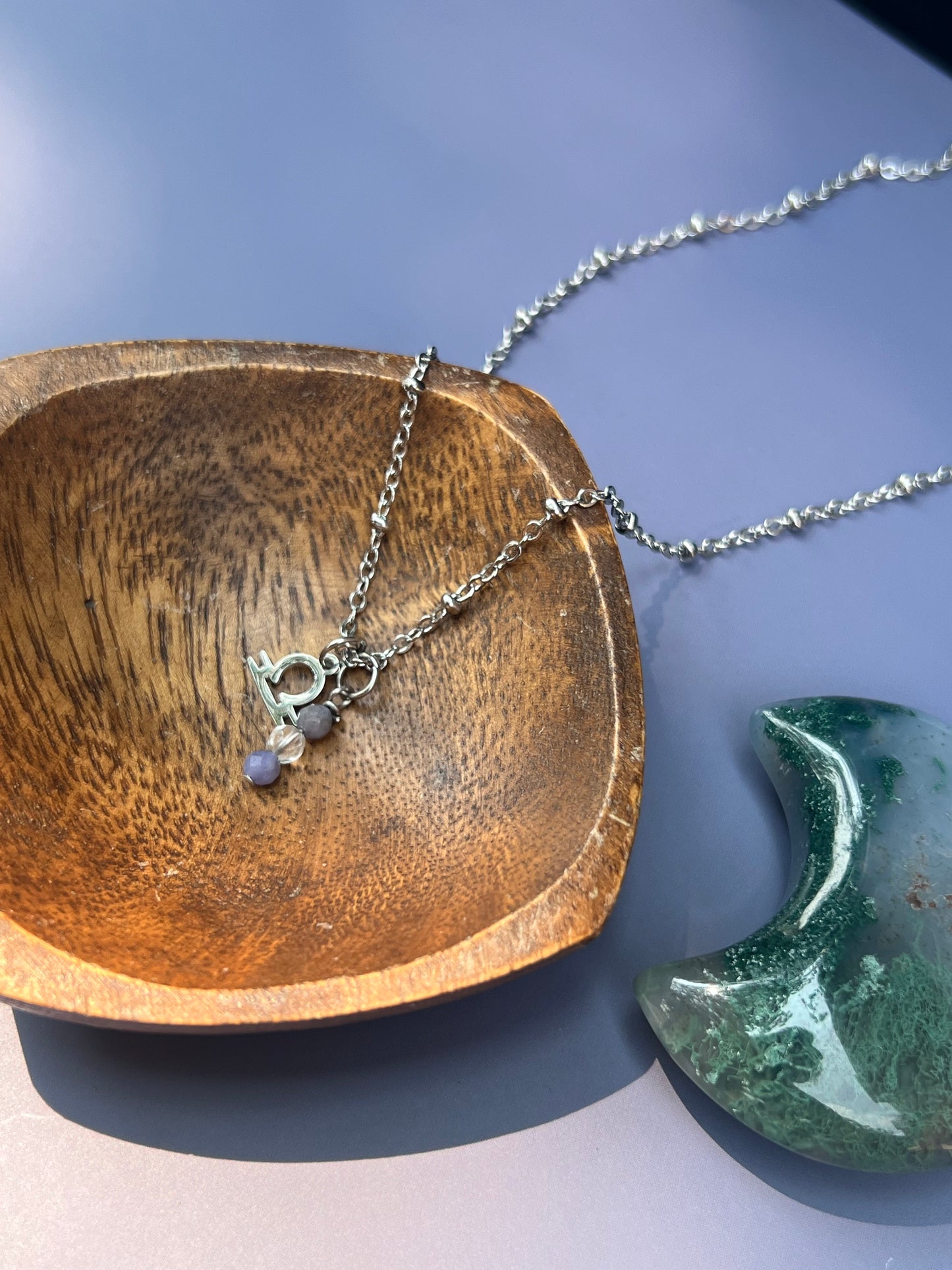 Libra - Zodiac Sign Gemstone Silver Necklace