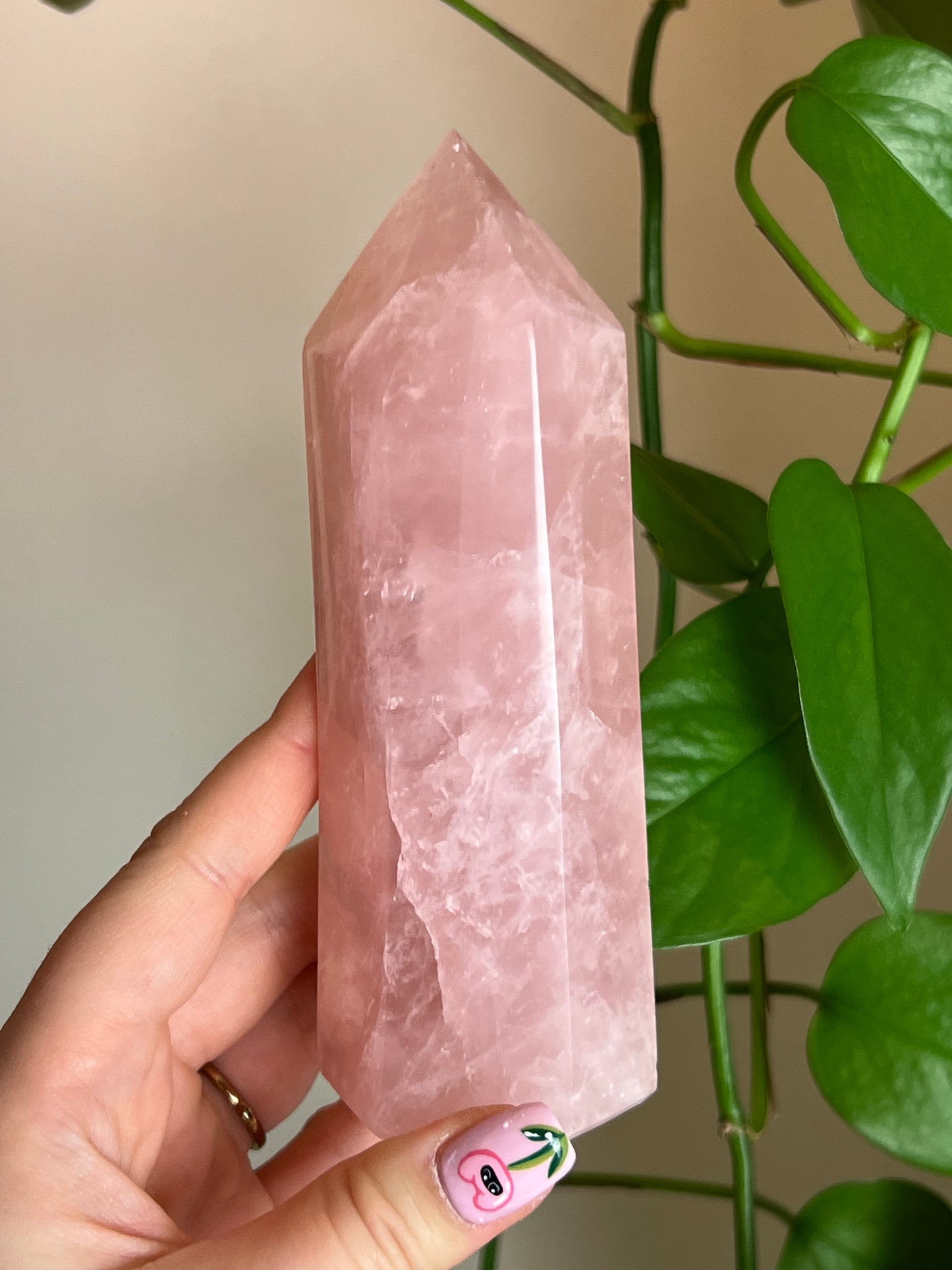 Rose Quartz Large Tower B