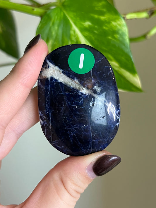 Sodalite Palm Stone - i