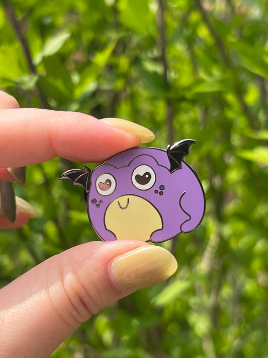 Épingle de grenouille chauve-souris non binaire