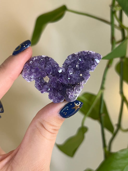 Amethyst Butterfly Cluster - Intuitively Chosen