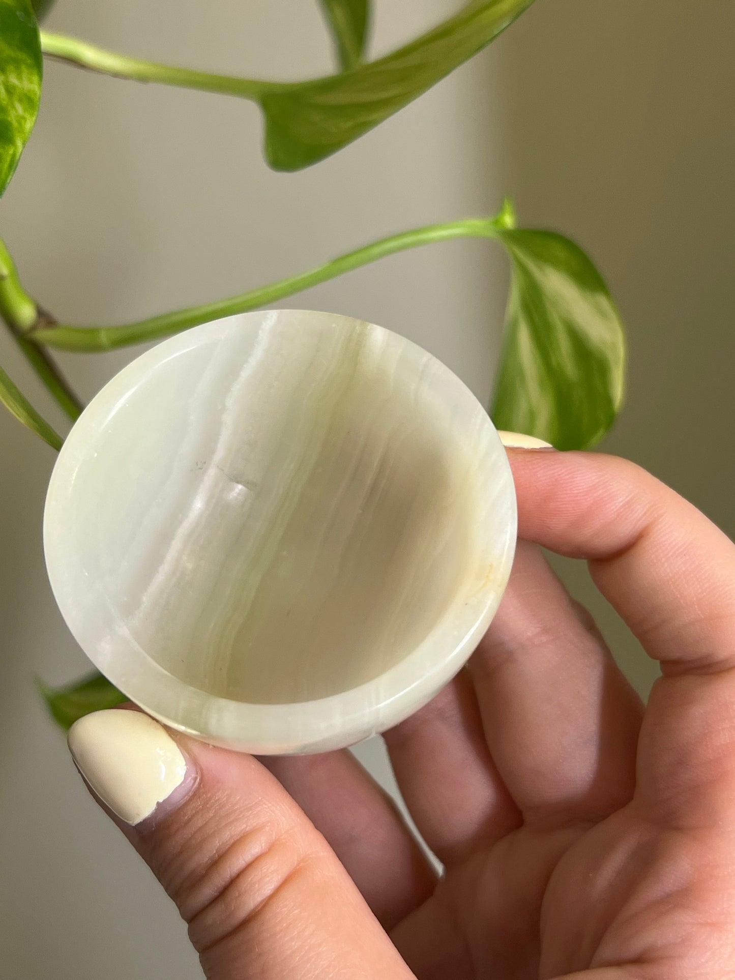 Green Banded Onyx Mini Bowl - A